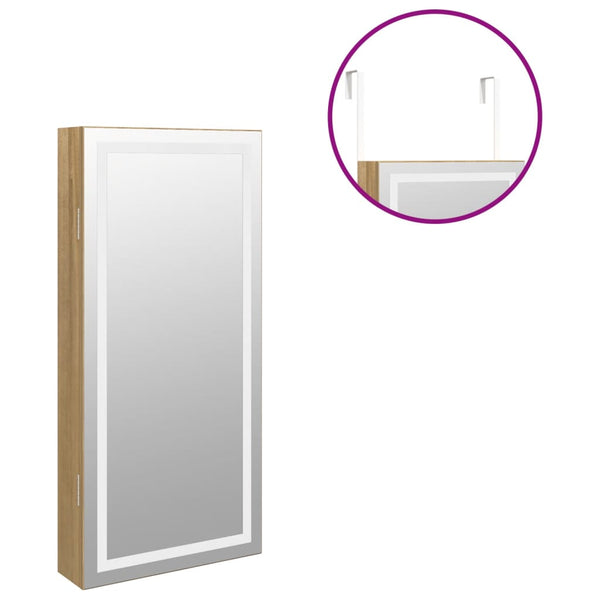 Spiegelschmuckschrank Durau (wandmontierbar, mit LED-Beleuchtung)