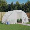 Weißes Gewächshaus mit Stahlrahmen Saban 8 m² 4x2x2 m