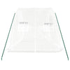 Weißes Gewächshaus mit Stahlrahmen Rikabi 10 m² 5x2x2,3 m