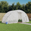 Weißes Gewächshaus mit Stahlrahmen Rikabi 10 m² 5x2x2,3 m