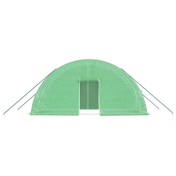 Grünes Gewächshaus mit Stahlrahmen Viliuta 12 m² 6x2x2,85 m