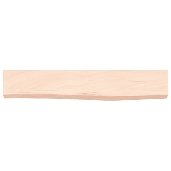 Unbehandeltes Wandregal Karlie 60x10x4cm (Eiche)