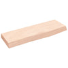 Unbehandeltes Wandregal Karlie 60x20x4cm (Eiche)