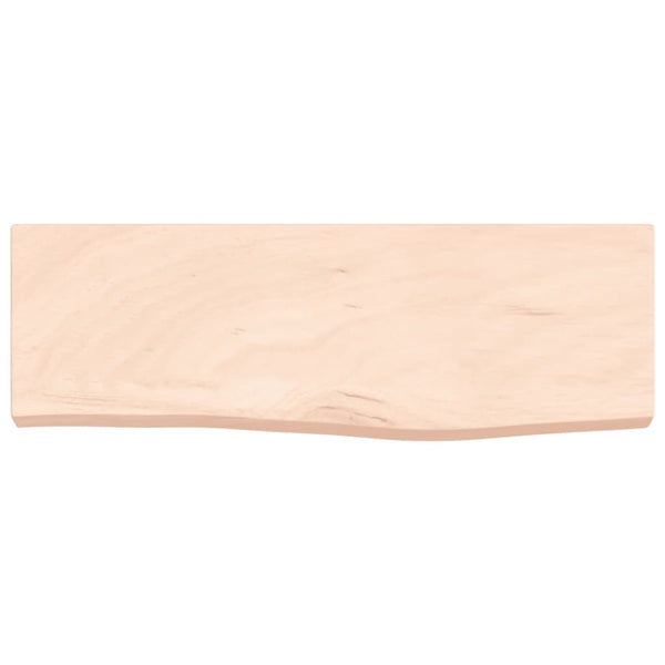 Unbehandeltes Wandregal Karlie 60x20x4cm (Eiche)