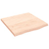Unbehandeltes Wandregal Karlie 60x60x(2-4)cm (Eiche)