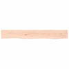Unbehandeltes Wandregal Karlie 80x10x4cm (Eiche)