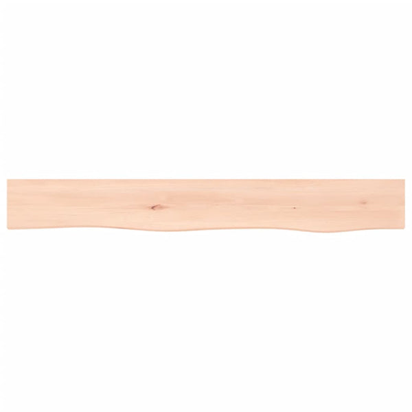 Unbehandeltes Wandregal Karlie 80x10x4cm (Eiche)