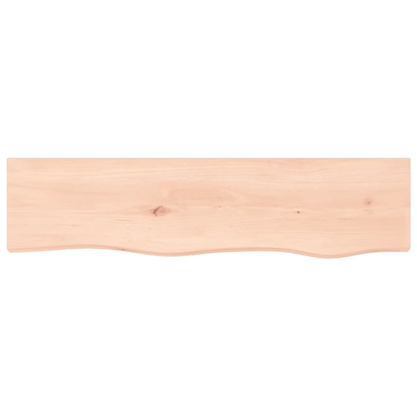 Unbehandeltes Wandregal Karlie 80x20x4cm (Eiche)