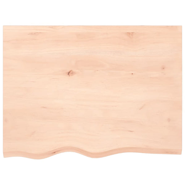 Unbehandeltes Wandregal Karlie 80x60x2cm (Eiche)