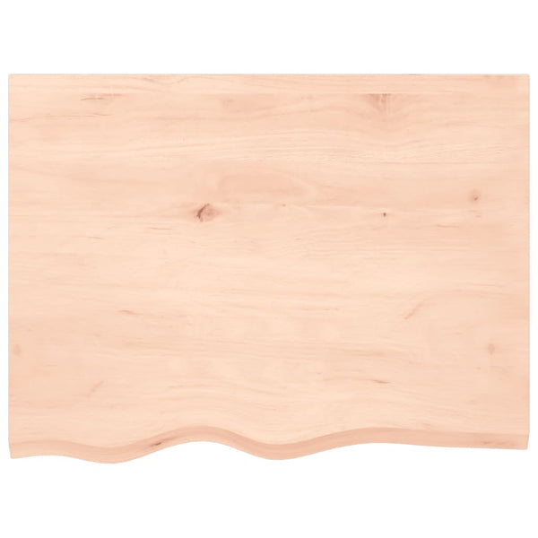 Unbehandeltes Wandregal Karlie 80x60x(2-4)cm (Eiche)