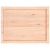 Unbehandeltes Wandregal Karlie 80x60x(2-4)cm (Eiche)