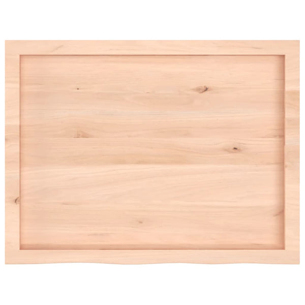 Unbehandeltes Wandregal Karlie 80x60x(2-4)cm (Eiche)
