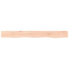 Unbehandeltes Wandregal Karlie 100x10x4cm (Eiche)
