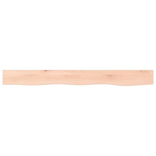 Unbehandeltes Wandregal Karlie 100x10x4cm (Eiche)