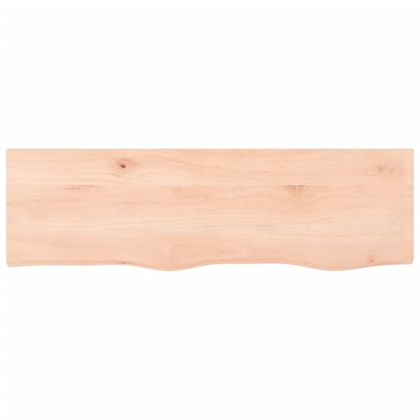 Unbehandeltes Wandregal Karlie 100x30x(2-4)cm (Eiche)