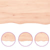 Unbehandeltes Wandregal Karlie 100x30x(2-4)cm (Eiche)