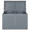 Graue Outdoor-Aufbewahrungsbox Cosita 180 l (PP Rattan)