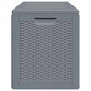 Graue Outdoor-Aufbewahrungsbox Cosita 180 l (PP Rattan)