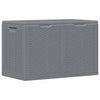 Graue Outdoor-Aufbewahrungsbox Cosita 180 l (PP Rattan)