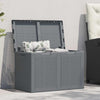 Graue Outdoor-Aufbewahrungsbox Cosita 180 l (PP Rattan)