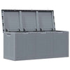 Graue Outdoor-Aufbewahrungsbox Cosita 270 l (PP Rattan)