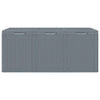 Graue Outdoor-Aufbewahrungsbox Cosita 270 l (PP Rattan)