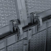 Graue Outdoor-Aufbewahrungsbox Cosita 270 l (PP Rattan)