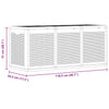 Graue Outdoor-Aufbewahrungsbox Cosita 270 l (PP Rattan)