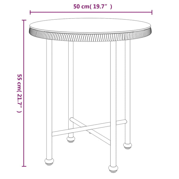 Gartensitzgruppe Leel 3-teilig (Polyrattan)