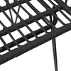Schwarze Outdoor-Essgruppe Leel (3-teilig)