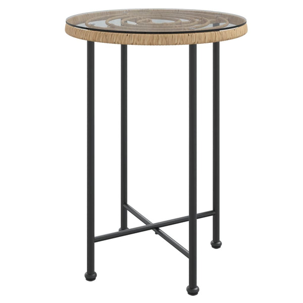 3-teilige Outdoor-Essgruppe Medena (Polyrattan)