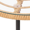 3-teilige Outdoor-Essgruppe Medena (Polyrattan)