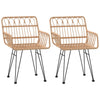 3-teilige Essgruppe Vacanta (Polyrattan)