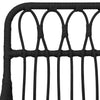 Schwarze Outdoor-Essgruppe Vacanta (3-teilig, Polyrattan)
