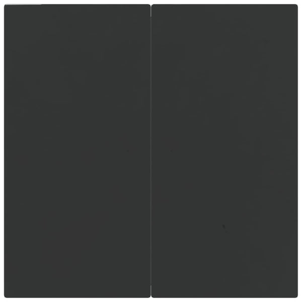 Schwarze Outdoor-Essgruppe Vacanta (3-teilig, Polyrattan)