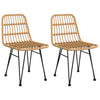 3-teilige Outdoor-Essgruppe Waymon (Polyrattan)