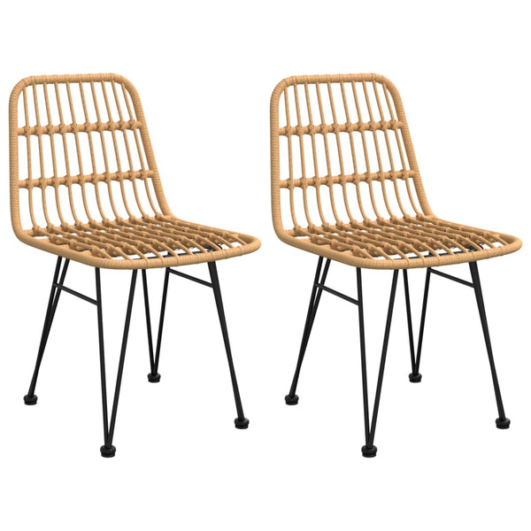 3-teilige Outdoor-Essgruppe Waymon (Polyrattan)