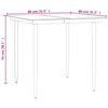 3-teilige Outdoor-Essgruppe Waymon (Polyrattan)