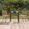 3-teilige Outdoor-Essgruppe Bahman (Polyrattan)