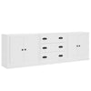 Weiße Kommoden Tertuliana (3 Stück Holz)