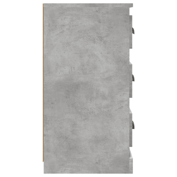 Betongraues Sideboard Sahia (2 Stück Holz)