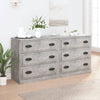 Betongraues Sideboard Sahia (2 Stück Holz)
