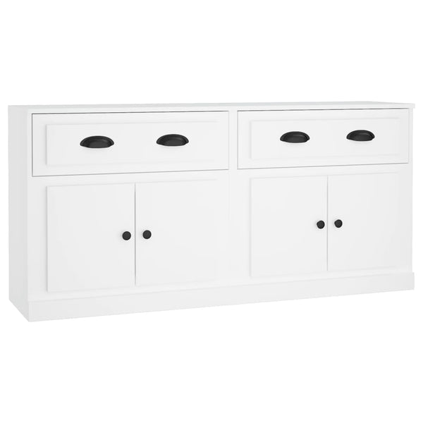 Weißes Sideboard Nefize (2 St. Holz)