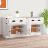 Weißes Sideboard Nefize (2 St. Holz)