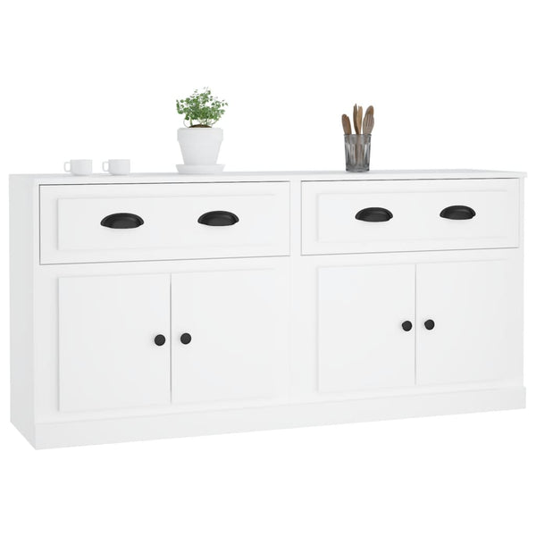 Weißes Sideboard Nefize (2 St. Holz)