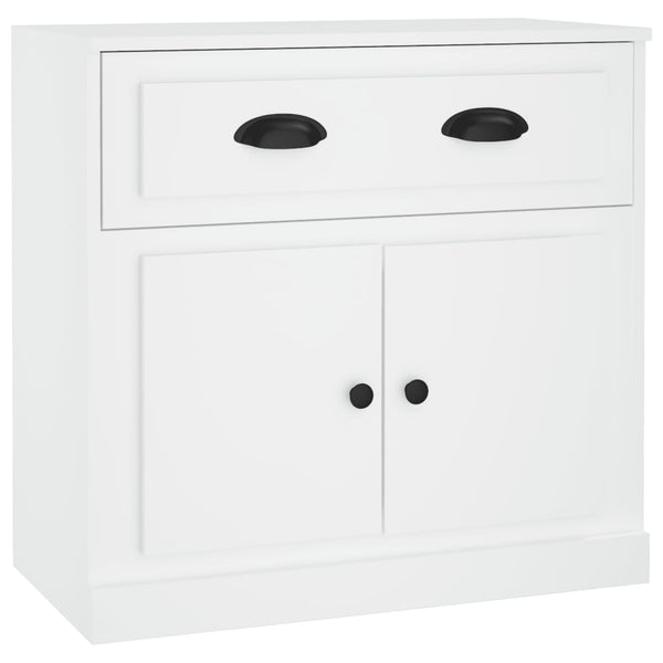 Weißes Sideboard Nefize (2 St. Holz)