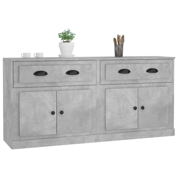 Sideboards Nefize in Betongrau (2 St. aus Holz)