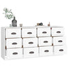 Weißes Sideboard Axenea (2 Stk., Holz)