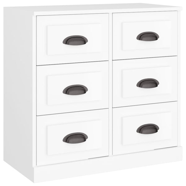 Weißes Sideboard Axenea (2 Stk., Holz)