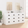 Weißes Sideboard Axenea (2 Stück hochglänzend Holz)
